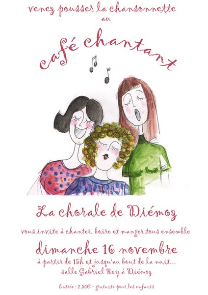 Café chantant à Diémoz