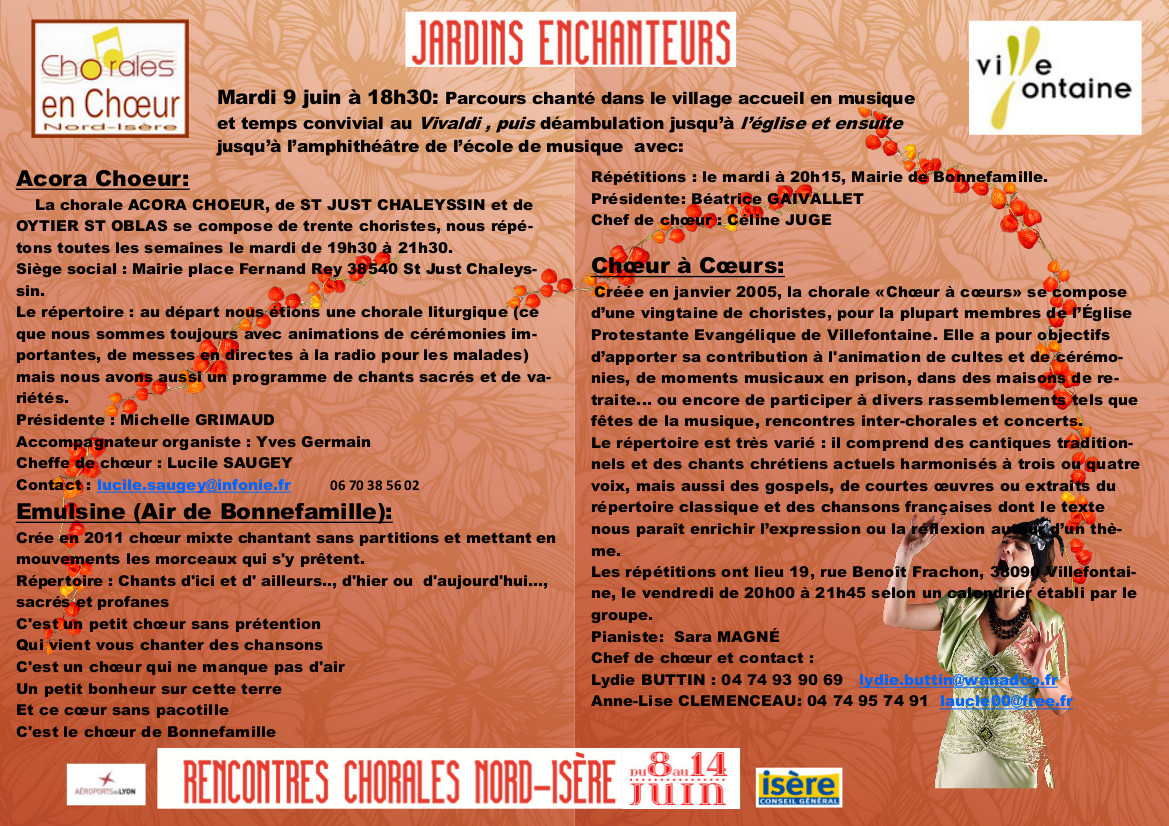 rencontres chorales 2011